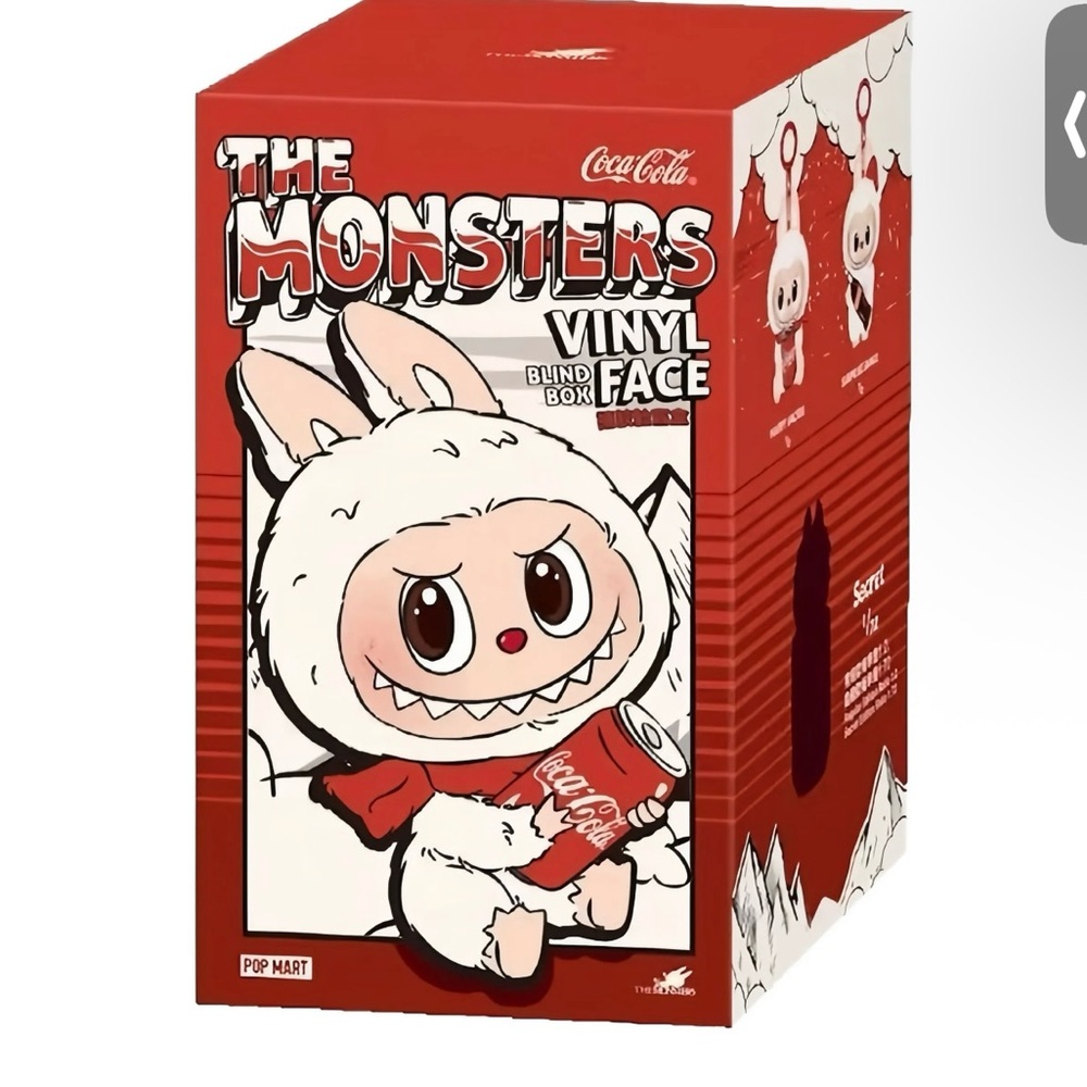 Coca-Cola Monsters Vinyl Figure Box - Red and White